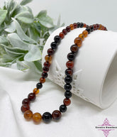 Beaded Necklace, Dream Agate Necklace, Natural Stone Jewelry, Gift Her, Gemstone Necklace, Personalized Necklace, Healing Stones Necklace