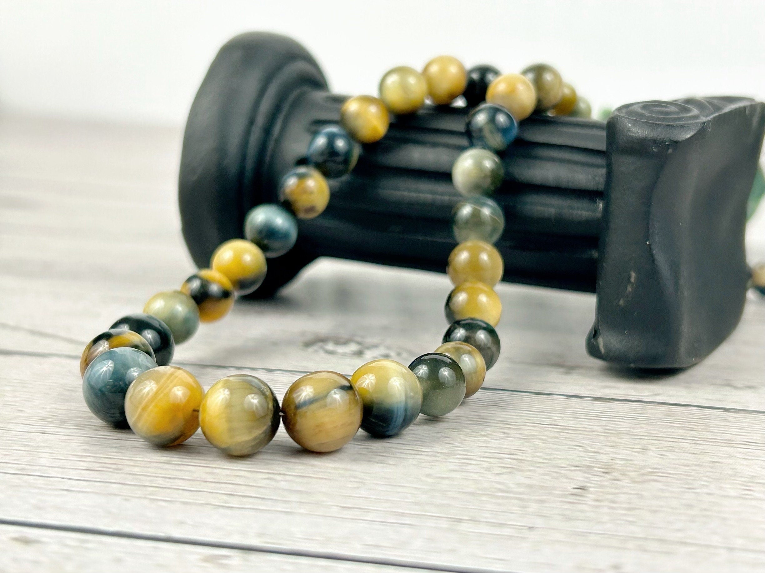 Dream Tiger Eye Necklace, Gemstones Necklace, Beaded Necklace, Protection Jewelry, Gemstones Jewelry, Handmade Jewelry, Handmade Gift