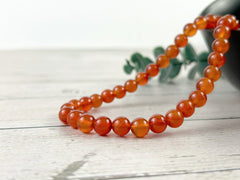 Carnelian Necklace, Orange Beaded Necklace, Carnelian Choker Necklace, Gemstone Necklace, Boho Necklace, Layered Necklace, Gift for Her