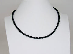 Black Onyx Choker Necklace - Healing Crystal Stone Jewelry for Women - Natural Protection Necklace - Beautiful Gemstone Pendant