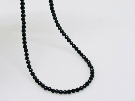 Black Onyx Choker Necklace - Healing Crystal Stone Jewelry for Women - Natural Protection Necklace - Beautiful Gemstone Pendant