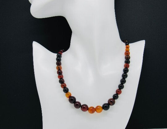 Beaded Necklace, Dream Agate Necklace, Natural Stone Jewelry, Gift Her, Gemstone Necklace, Personalized Necklace, Healing Stones Necklace