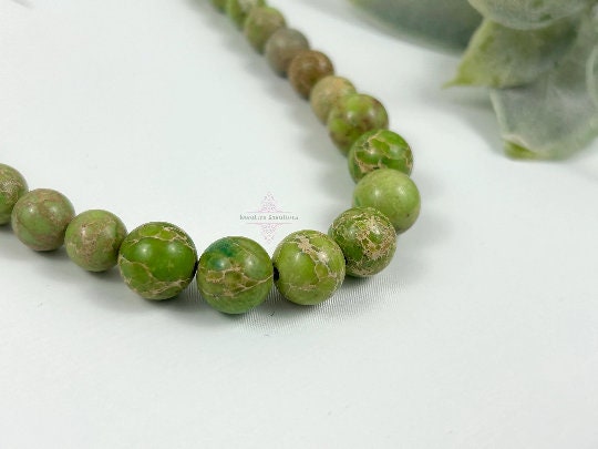 Jasper Necklace, Light Green Jasper, Natural Stone Necklace, Gift for her, Healing Necklace, Personalized Necklace, Gemstones Jewelry