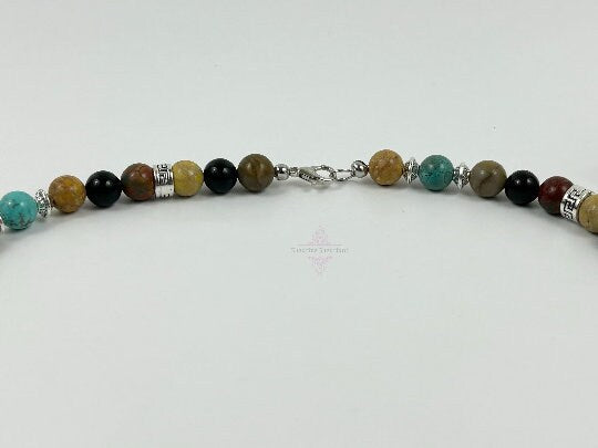 Beaded Necklace, Onyx Necklace, Turquoise Necklace, Jasper Necklace, Stone Necklace, Handmade Necklace, Pearl Necklace, Gemstone Necklace