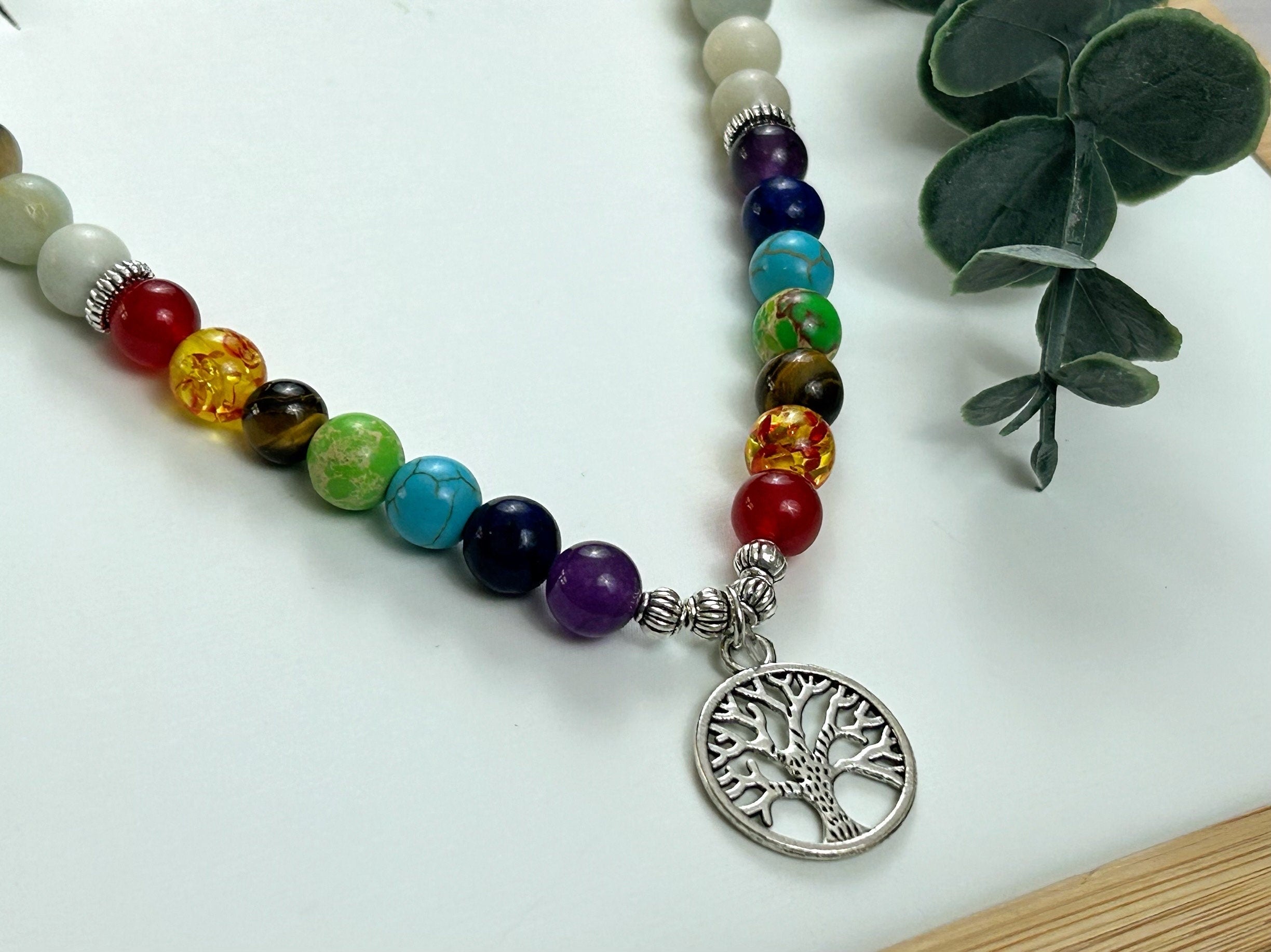 108 Mala Beads Necklace, Amazonite Necklace, Prayer Beads, 108 Mala Beads Bracelet, Chakra Mala Meditation Necklace, Handmade Jewelry