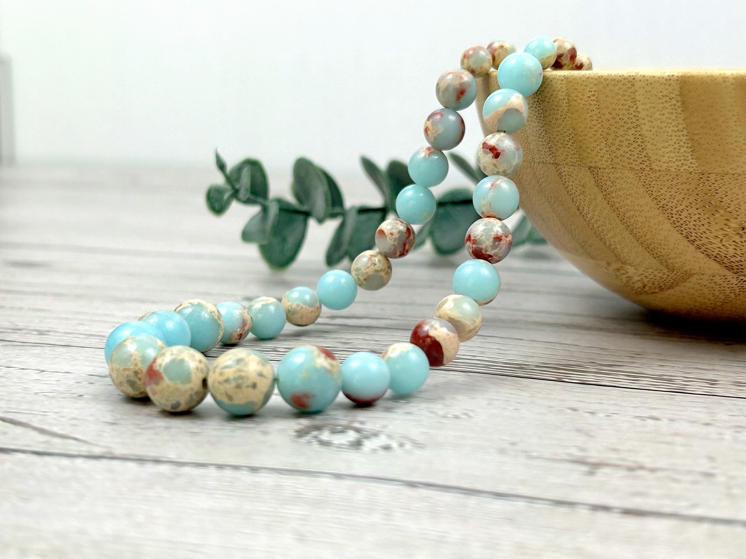 Jasper Necklace, Sea Sediment Jasper Necklace, Ocean Theme Necklace, Personalized Necklace, Women Necklace, Handmade Necklace, Birthday Gift