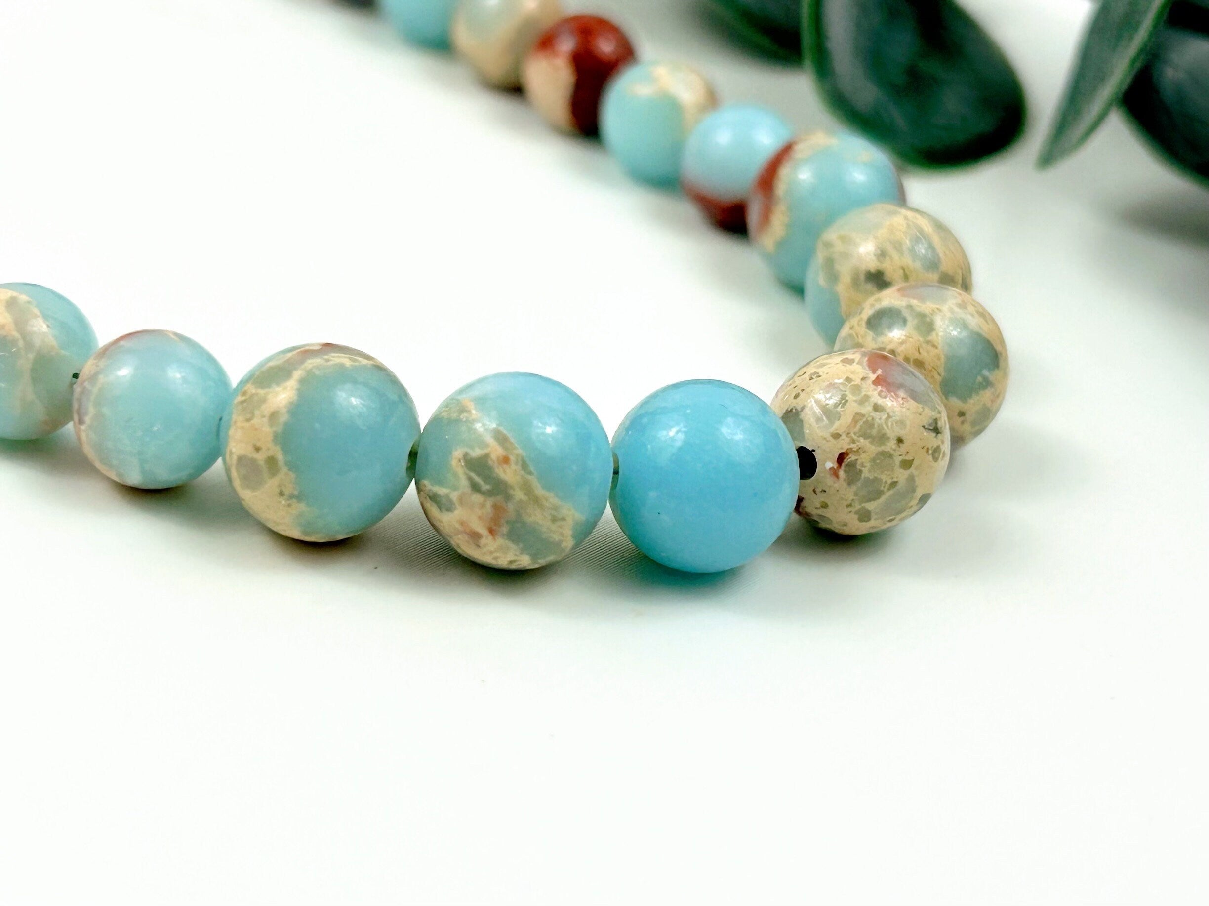 Jasper Necklace, Sea Sediment Jasper Necklace, Ocean Theme Necklace, Personalized Necklace, Women Necklace, Handmade Necklace, Birthday Gift