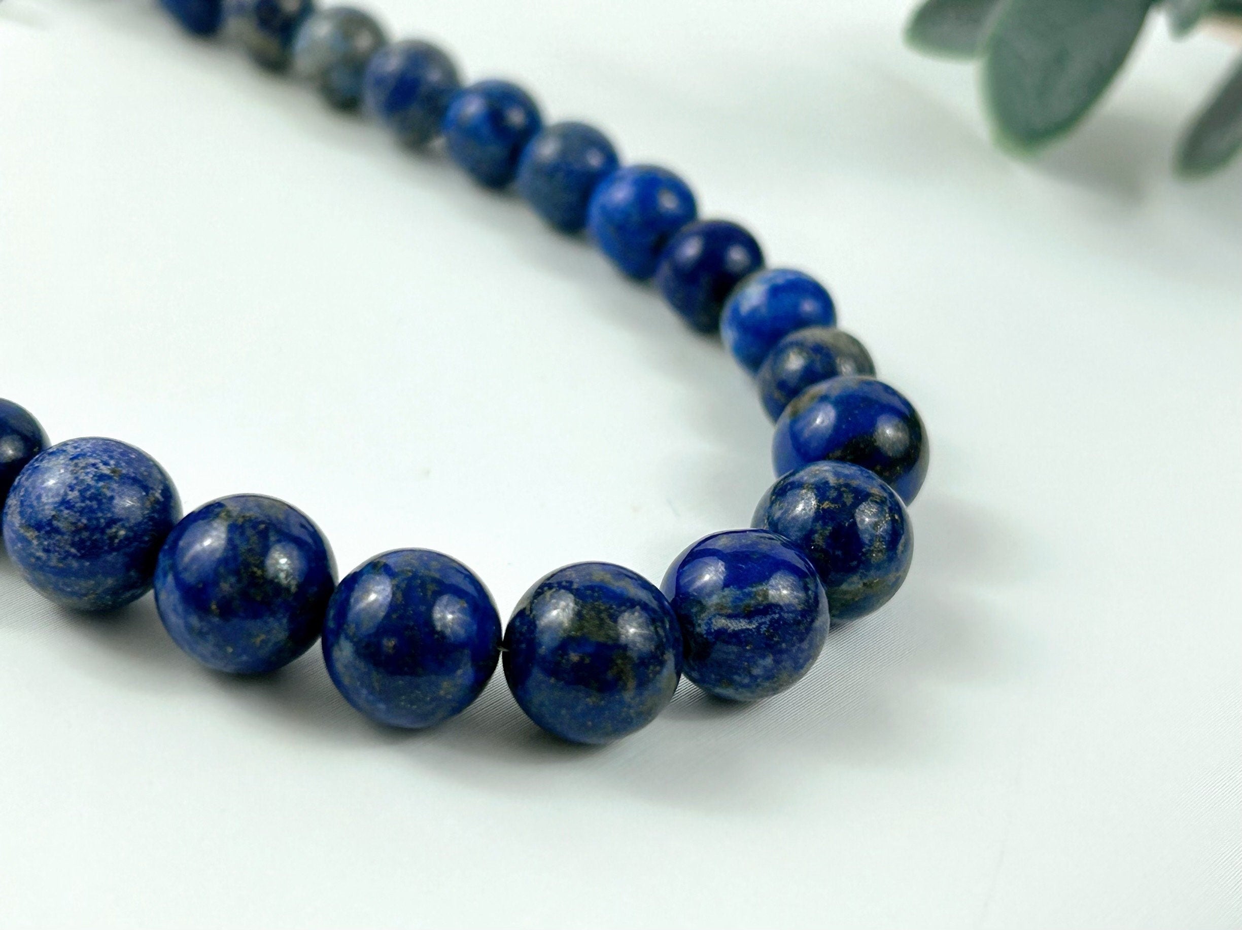 Lapis Lazuli Necklace, Beaded Necklace, Natural Stone Necklace, Blue Lapis Lazuli, Elegant Necklace, Personalized Jewelry,Necklace for Her