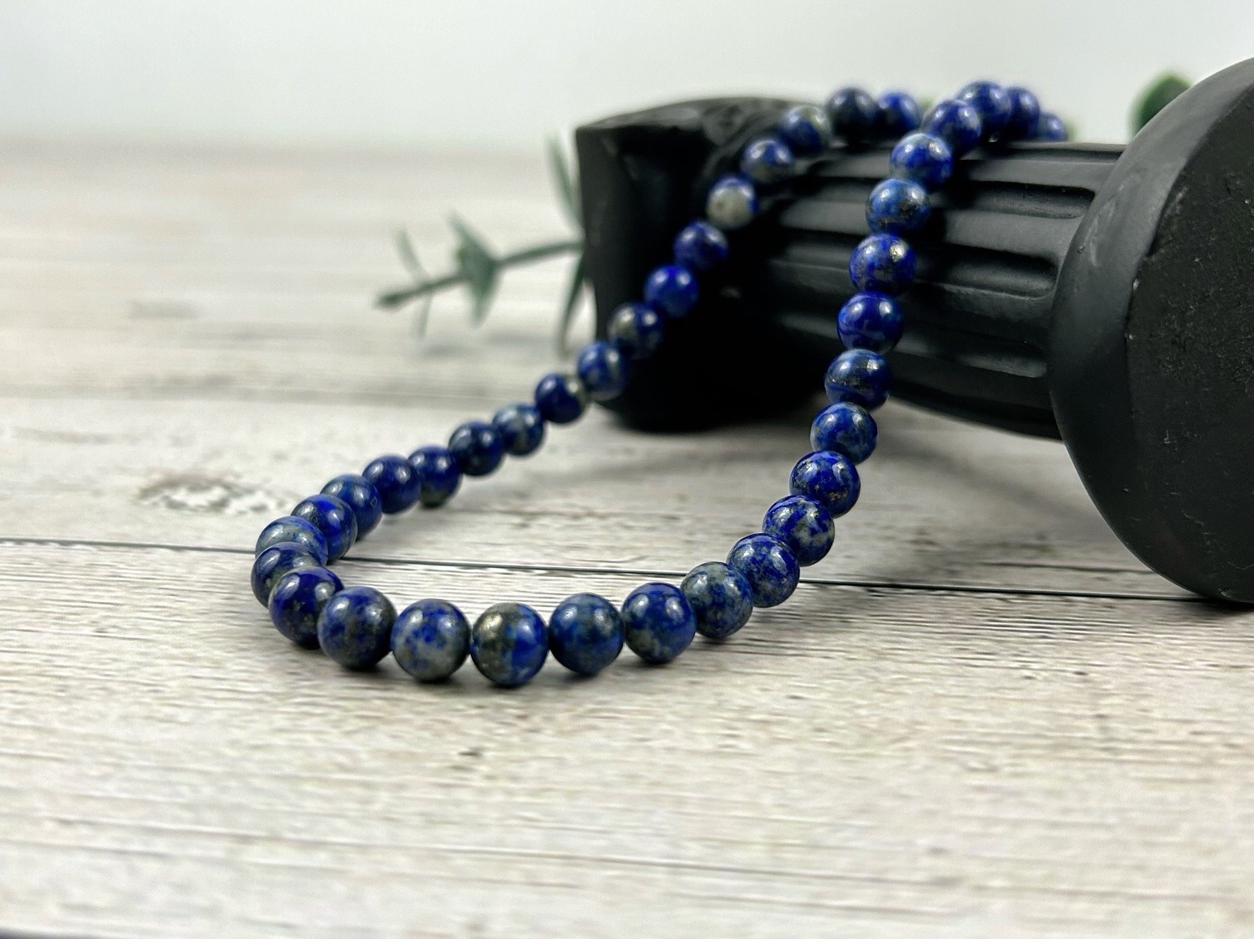 Lapis Lazuli Necklace, Beaded Necklace, Natural Stone Necklace, Blue Lapis Lazuli, Gift for Her, Personalized Jewelry, Necklace for Her