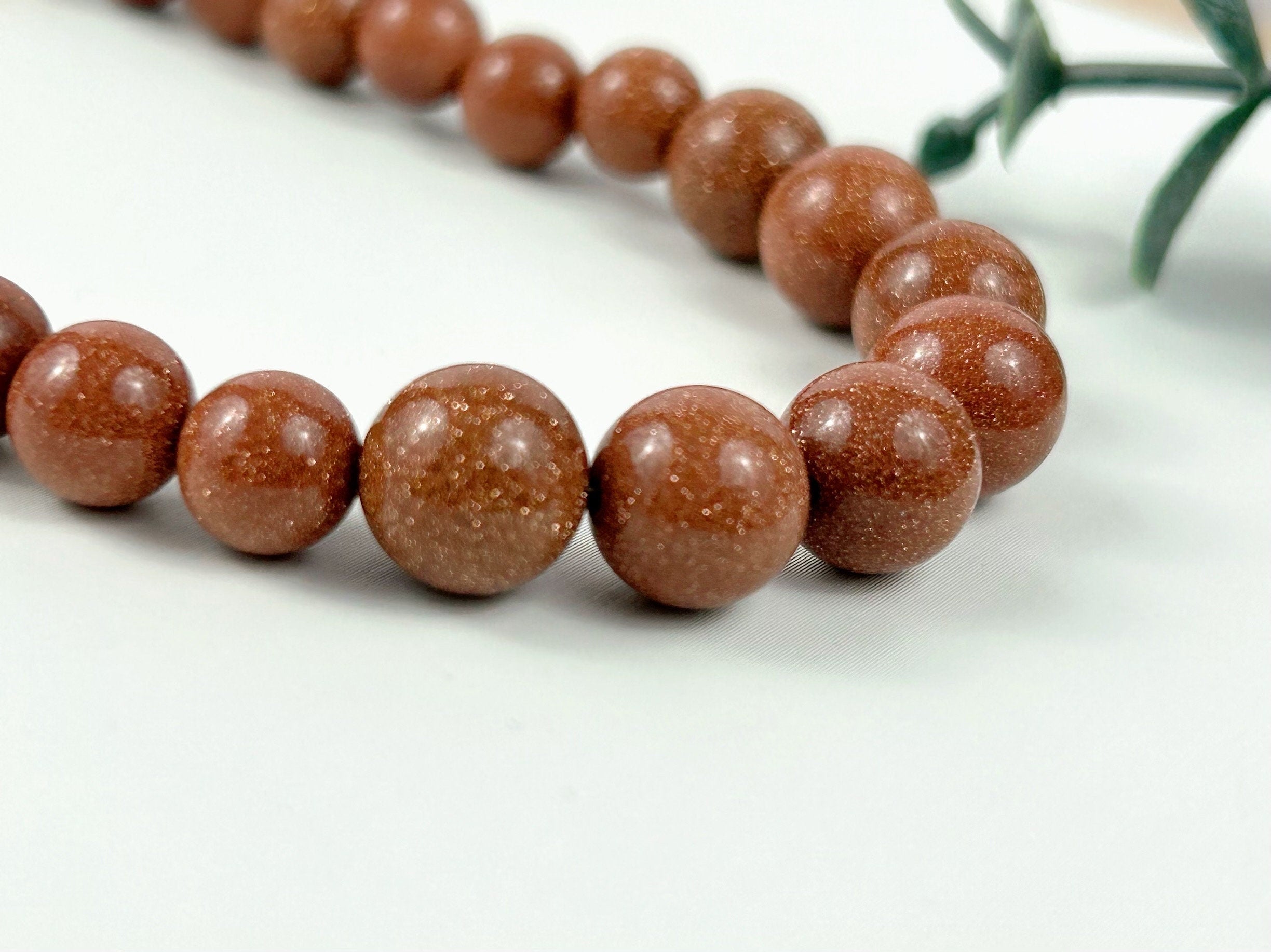 Gold Sandstone Necklace, Beaded Necklace, Natural Stone Necklace, Beaded Necklace, Elegant Necklace, Personalized Jewelry, Birthday Gift