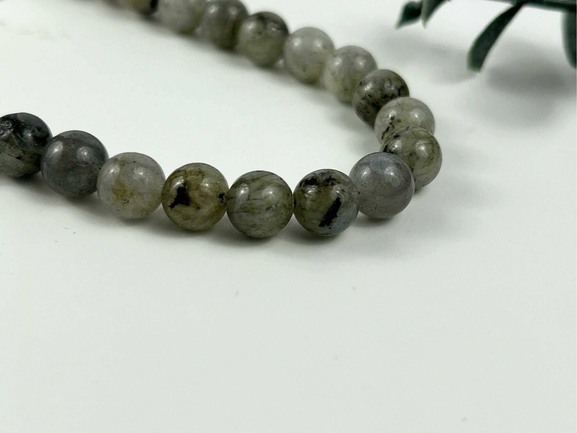 Labradorite Necklace, Chakra Balancing Necklace, Healing Gemstones Necklace, Crystal Necklace, Beaded Necklace, Protection Necklace