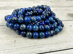 108 Mala Beads Necklace, Lapis Lazuli Japa Mala Necklace, Prayer Beads Necklace, 108 Mala Beads Bracelet, Meditation Necklace