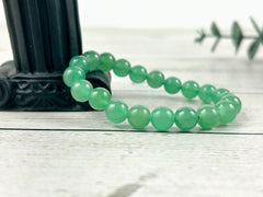 Green Aventurine Bracelet, Green Beaded Bracelet, Gemstone Bracelet, Good Luck Bracelet, Handmade Bracelet, Gift for Her, Gift for Him