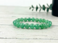 Green Aventurine Bracelet, Green Beaded Bracelet, Gemstone Bracelet, Good Luck Bracelet, Handmade Bracelet, Gift for Her, Gift for Him