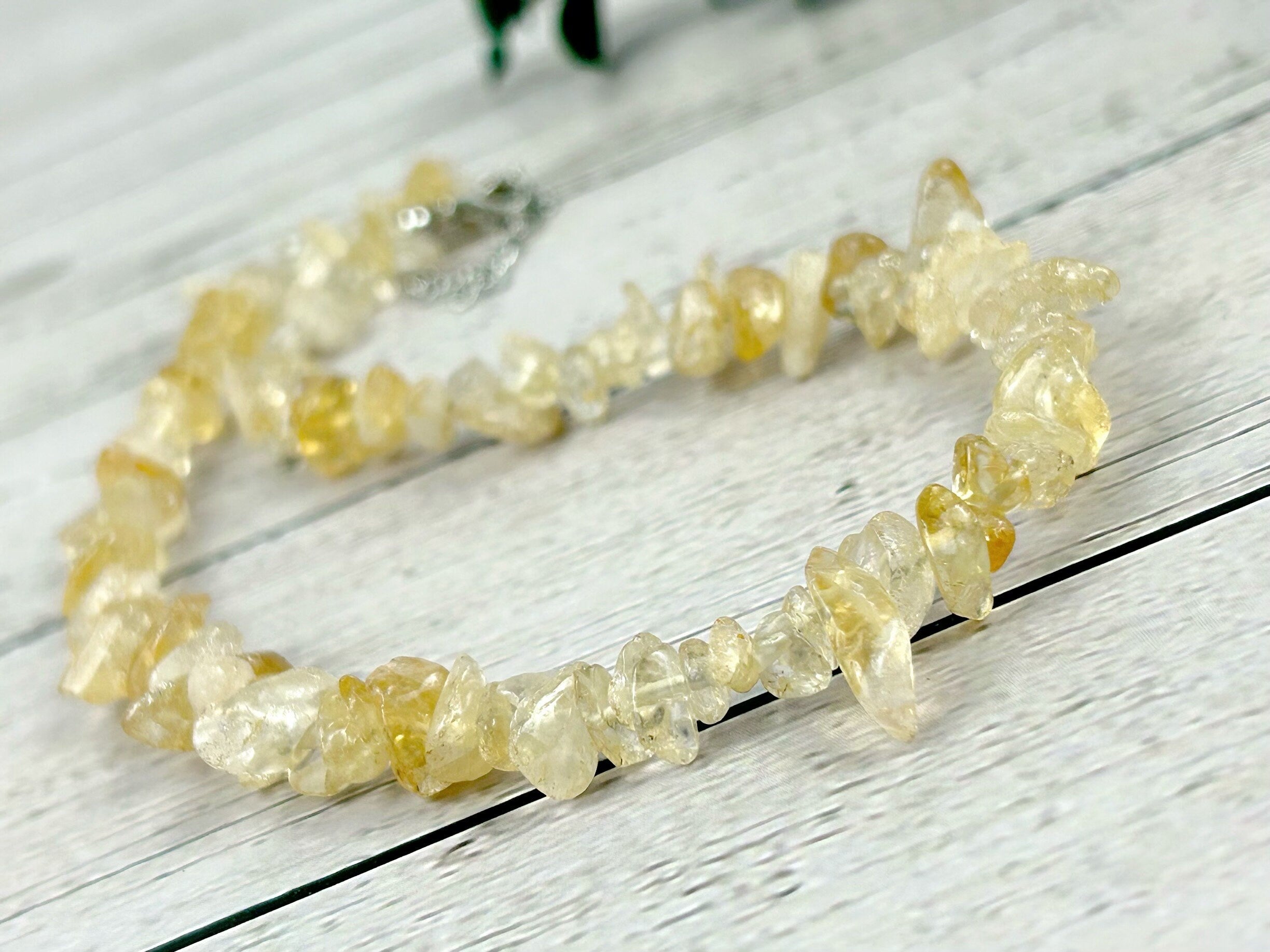 Citrine Necklace, Beaded Choker, Citrine Choker Necklace, Gemstone Chip Necklace, Boho Necklace, Gift for Her, Layering Necklace