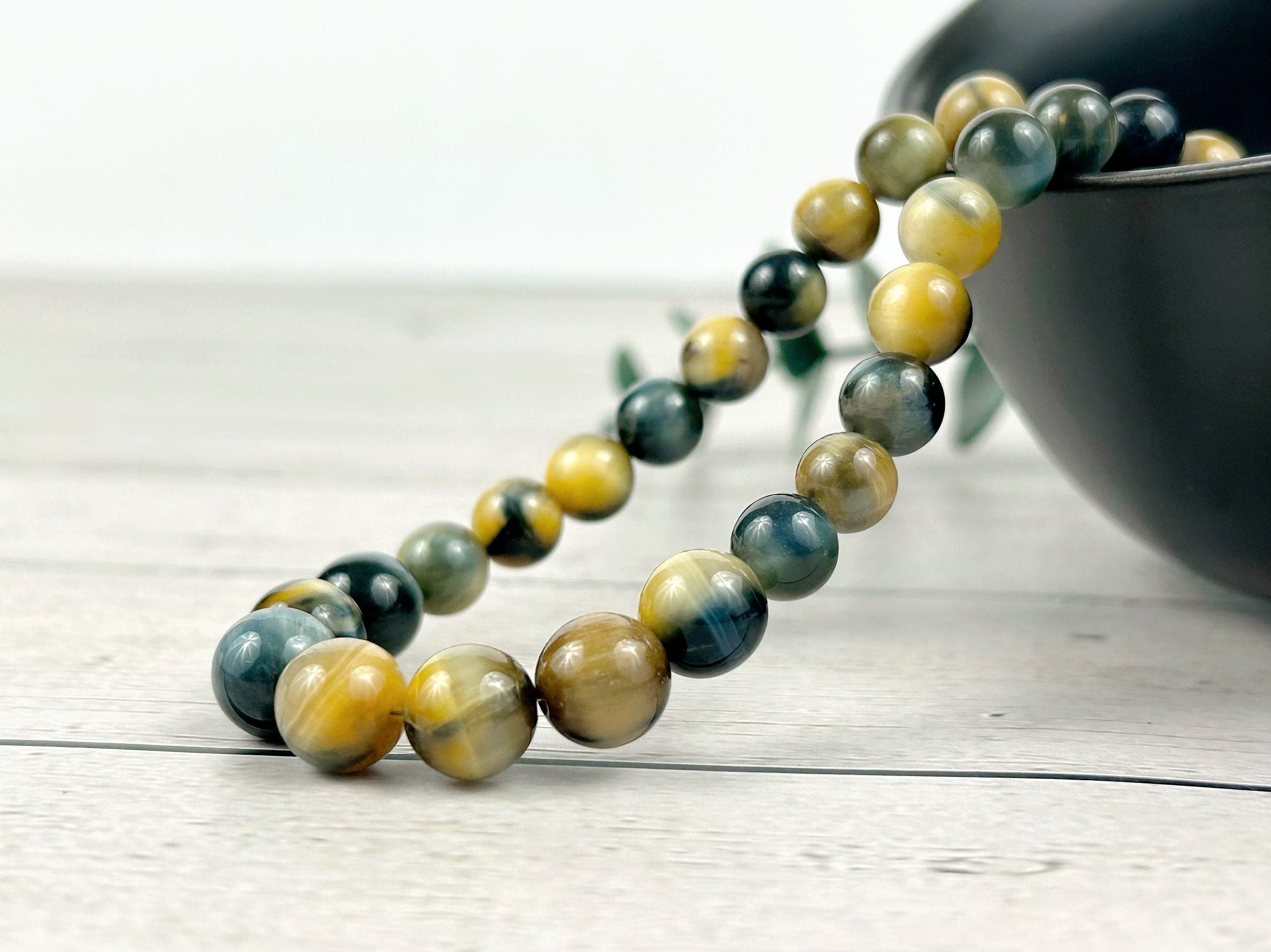Dream Tiger Eye Necklace, Gemstones Necklace, Beaded Necklace, Protection Jewelry, Gemstones Jewelry, Handmade Jewelry, Handmade Gift