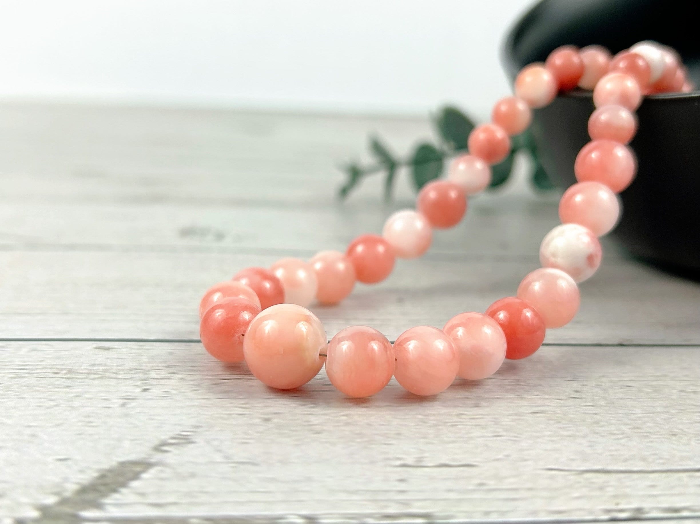 Persian Jade Necklace, Pink Jade Beaded Necklace, Natural Stone Necklace, Gemstones Necklace, Necklace Gift for Her, Handmade Necklace